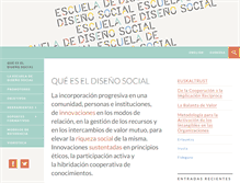 Tablet Screenshot of escueladisenosocial.org
